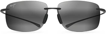 Maui Jim Hema Polarized Rimless Sunglasses Neutral Grey/Grey Matte-Neutral Grey Polarized