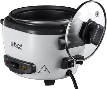 Russell Hobbs Medium Rice Cooker And Steamer - 27040, White, 27040Gcc/One size