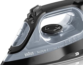 Braun Texstyle Steam Iron, Black, Si 3055 BK./56 x 34.5 x 34 cm