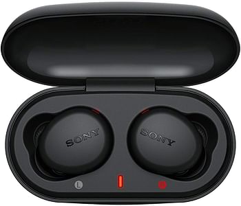 Sony WF-XB700 Truly Wireless Bluetooth Headphones, with Extra Bass, up to 18h battery life, splash and sweat resistance, Built-in Mic and Voice Assistant /Black/One Size