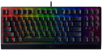 Razer BlackWidow V3 Tenkeyless, Razer Green Switches, Tactile and Clicky, ABS Keycaps, RGB /One Size/Black