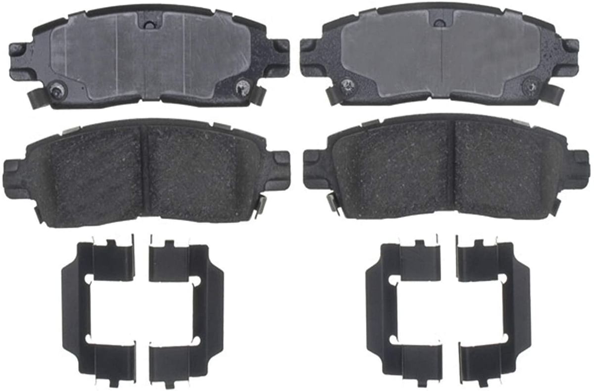 ACDelco Gold 17D883CH Ceramic Rear Disc Brake Pad Set 1 Set - Black