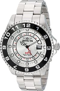 Invicta Men's 'Pro Diver' Quartz Stainless Steel Casual Watch, Color:Silver-Toned (Model: 18239)/Analog/Silver