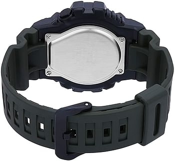 Casio Men's Dial Resin Band Watch - HDC-700-3AVDF/Black/Green