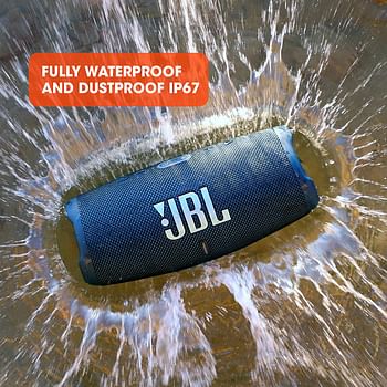 JBL CHARGE 5 Portable Waterproof Speaker with Powerbank, Black