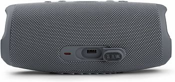 JBL Charge 5 Portable Speaker, Built-In Powerbank, Powerful JBL Pro Sound, Dual Bass Radiators, 20H of Battery, IP67 Waterproof and Dustproof, Wireless Streaming, Dual Connect - Gray, JBLCHARGE5GRY