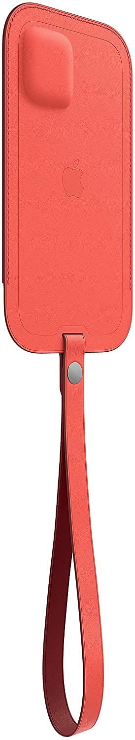 Apple Leather Sleeve with MagSafe (for iPhone 12 mini) - Pink Citrus