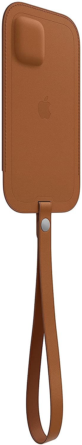 Apple Leather Sleeve with MagSafe (for iPhone 12 mini) - Saddle Brown