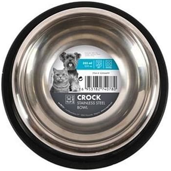 M-PETS Crock Stainless Steel Bowl L