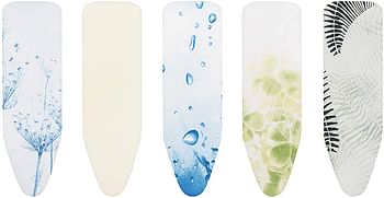 Brabantia Ironing Board Cover with 2 mm Foam - 110 x 30, Slimline, Neutral Assorted Colours
