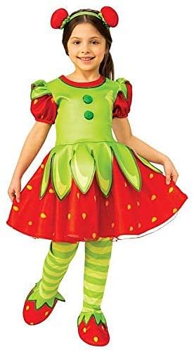 Rubies Tutti Strawberry Deluxe Child Costume, Small /Cherry Red/Small- 4-6 Years