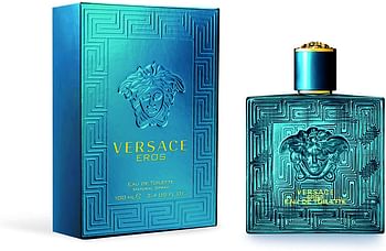 Versace Eros Eau de Toilette For Men, 100 ml Green