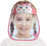 Kids Face Shield Anti Fog & Clear lenses - SHIELDme [Girls]/Pink/One size