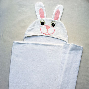 Coochy Coo - Personalized Bunny Towel - Girl B/Multicolor/90 x 60 cm