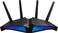 ASUS RT-AX82U, AX5400 Dual Band Wifi 6, 2.4 GHz / 5 GHz 1.5 GHz tri-core processor up to 4804 Mbps Gaming Router//WIFI 6 AX5400 Dual band  Gaming Router/Black/One Size