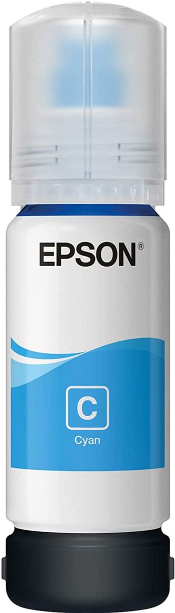 Epson 101 EcoTank Ink Bottle, Cyan Ink for Printer Refill, 70ml