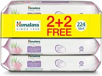 Himalaya Gentle Cleansing Baby Wipes Alcohol & Paraben Free for Sensitive Skin - 224 Wipes.