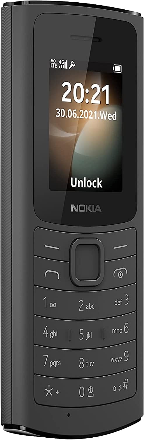 NOKIA 110 4G, Dual SIM, BLACK