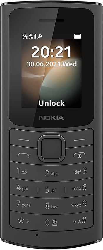 NOKIA 110 4G, Dual SIM, BLACK