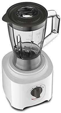 MOULINEX Easy Force Food Processor, 800 Watts, 6 Attachments, White, FP247127 Double Force + 6 Accessories/White