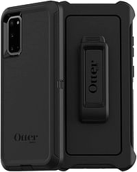جراب OtterBox DEFENDER SERIES SCREENLESS Edition لهاتف Galaxy S20/Galaxy S20 5G (غير متوافق مع هاتف GALAXY S20 FE) - أسود/ جراب / أسود