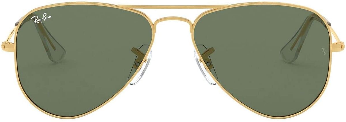 Ray-Ban Kids' Rj9506s Metal Aviator Sunglasses 50 Millimeters Arista-Dark Green  50 Millimeters