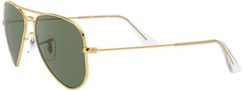 Ray-Ban Kids' Rj9506s Metal Aviator Sunglasses 50 Millimeters Arista-Dark Green  50 Millimeters