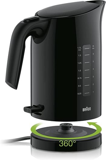 Braun Kettle 1.7 Litres Wk3110 Bk - Black