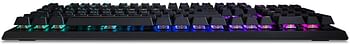 Cooler Master CK552 Gaming Mechanical Keyboard with Gateron Red Switch with RGB Back Lighting - Pure Black, Full