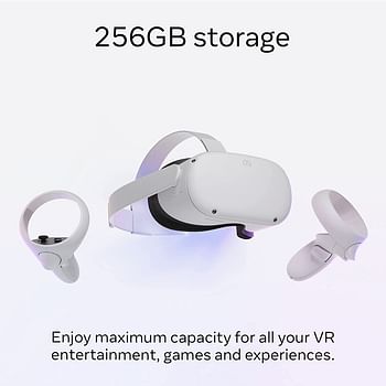 Oculus Quest 2 - 128 Gb - Virtual Reality Headset-white -1 Set