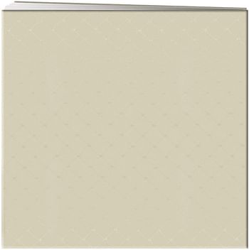 Pioneer MB-10FDR 12 Inch by 12 Inch Postbound Diamond Pattern Fabric Cover Memory Book, Ivory