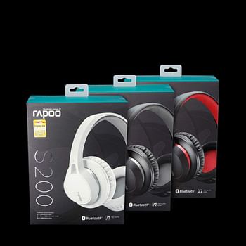 Rapoo Wireless Headset with Mic,Black,S200