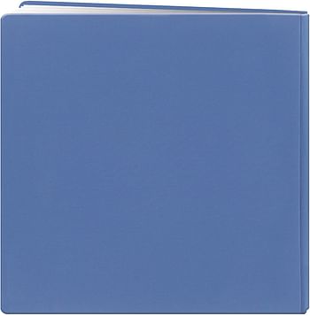 Pioneer 300532 Snapload 12x12 Fabric Ribbon Cover Scrapbook, Blue/12x12 Inch/Blue