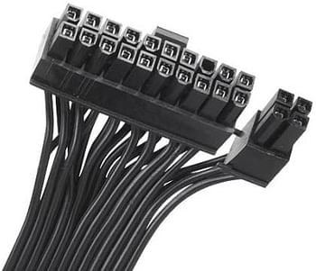 SilverStone Technology Flat Flexible Short Cable Set Designed for SilverStone Modular Power Supplies PP05-E/black/one size