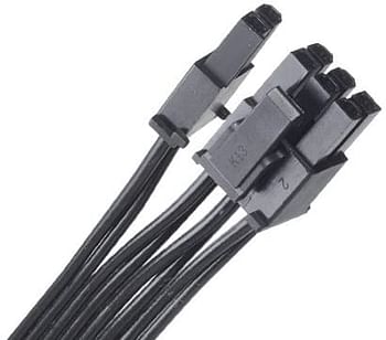 SilverStone Technology Flat Flexible Short Cable Set Designed for SilverStone Modular Power Supplies PP05-E/black/one size