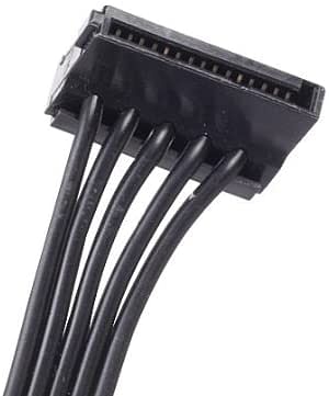 SilverStone Technology Flat Flexible Short Cable Set Designed for SilverStone Modular Power Supplies PP05-E/black/one size