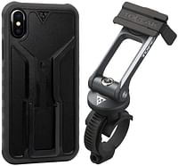 جراب Ridecase TT9855BG لهاتف iPhone X مع جراب للرحلات أسود/رمادي - حجم واحد