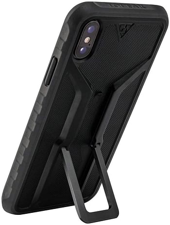 جراب Ridecase TT9855BG لهاتف iPhone X مع جراب للرحلات أسود/رمادي - حجم واحد