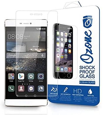 Ozone Huawei P8 Shock Proof Tempered Glass Screen Protector/Clear/One Size