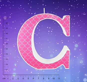 Unique Candle Letters Candle C Model Hpwi - Pink/One Size/Pink