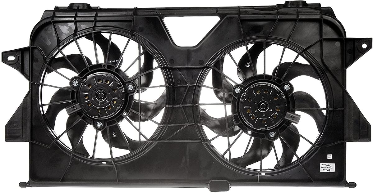 Dorman 620-042 Engine Cooling Fan Assembly Compatible with Select Chrysler/Dodge Models/Black/One size