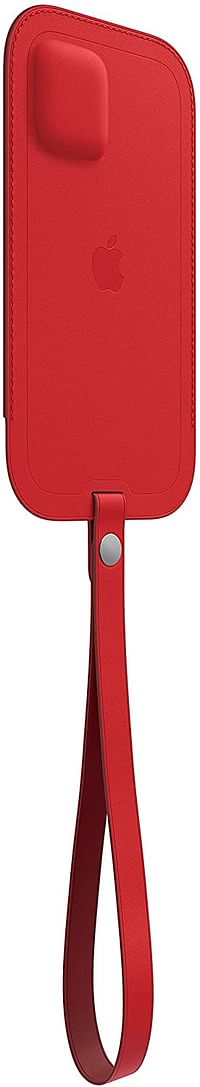 Apple Leather Sleeve with MagSafe (for iPhone 12, 12 Pro) - (PRODUCT) RED