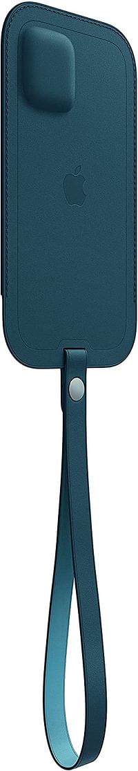 حافظ جلدي من ابل مع ماج سيف (يناسب جهاز ايفون 12| 12 برو) - لون ازرق