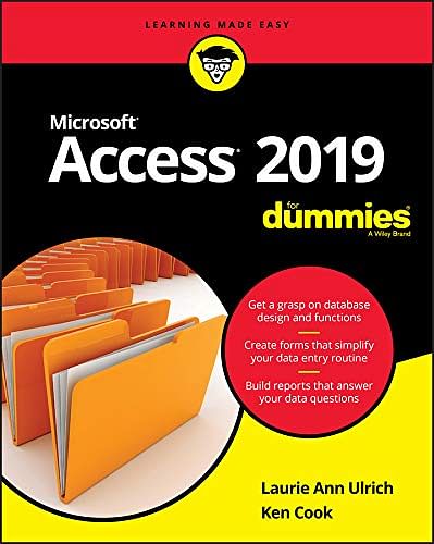 Access 2019 For Dummies/Paperback/Multicolour