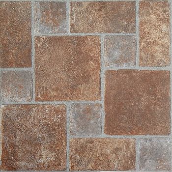 Achim Home Furnishings FTVGM33220 Nexus 12-Inch Vinyl Tile, Geo Brick Pavers, 20-Pack - Dark Slate Checker Board