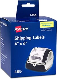 AVERY Thermal Shipping Labels for Dymo and Zebra Printers 220 Labels - Multicolor