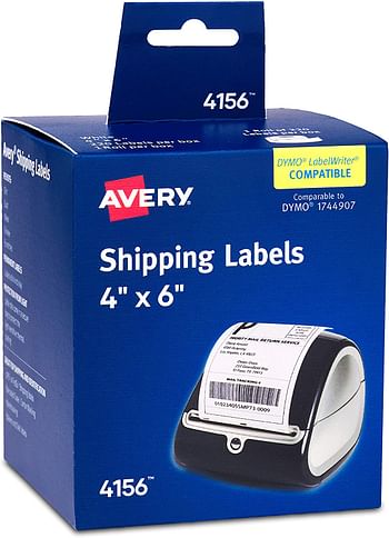 AVERY Thermal Shipping Labels for Dymo and Zebra Printers 220 Labels - Multicolor