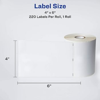 AVERY Thermal Shipping Labels for Dymo and Zebra Printers 220 Labels - Multicolor