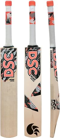 DSC Roar Hunter Kashmir Willow Cricket Bat Size 3 - Multicolor