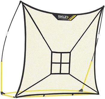 SKLZ Quickster Portable Baseball Hitting Net for Baseball and Softball/5x5 Foot/7x7Foot/Multi color